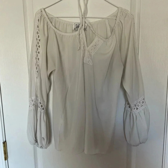 Women's VAVA Silk Blouse Top Sz. S - Picture 2 of 3